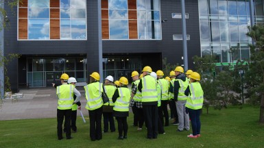 Staff and Students Visit New Main Campus
