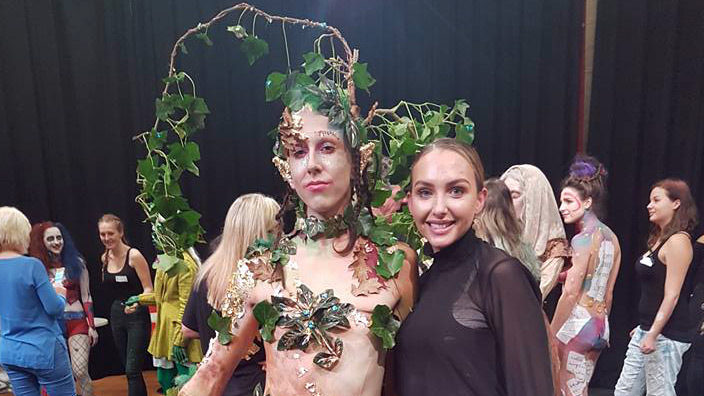 KCC Hair & Beauty Students at Rugby College