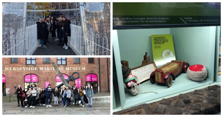 A selection of images from the Liverpool trip taken by Early Years students.
