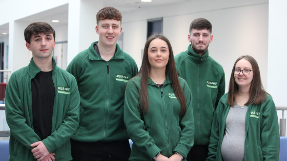 Picture of our student apprentices at Murphy