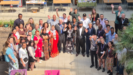 Picture of everyone at our Refugee Week Celebrations